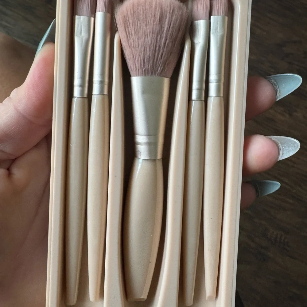 NWT Travel Brush Set In Hard Case